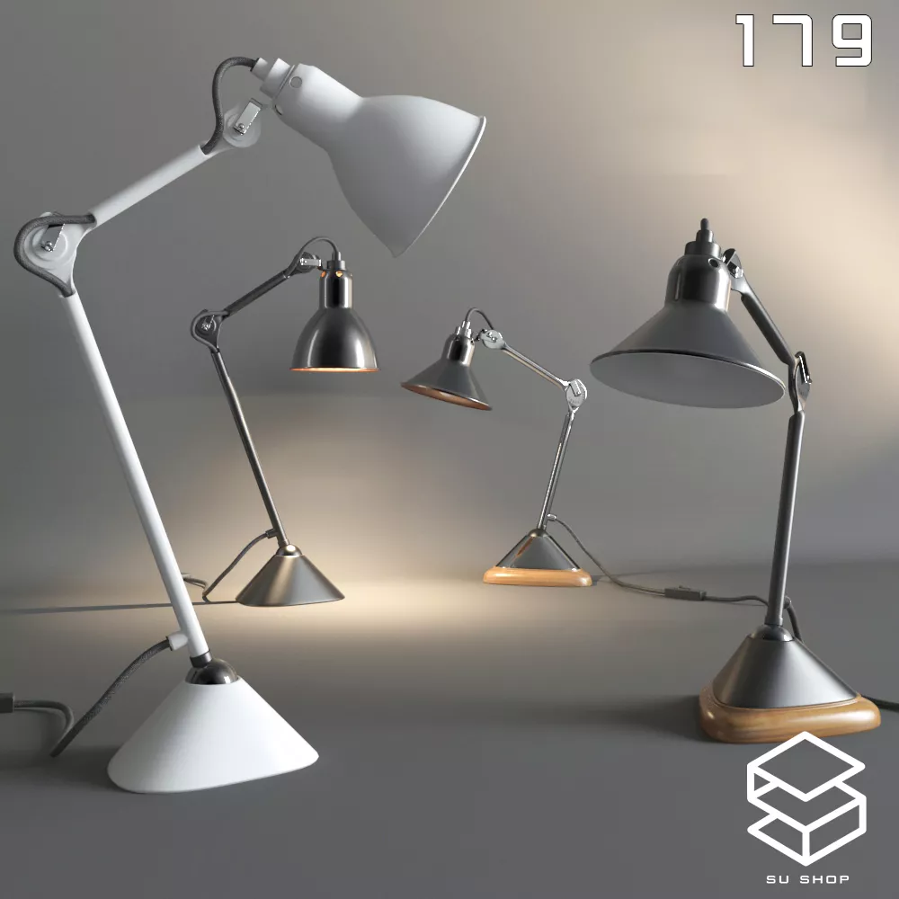 MODERN TABLE LAMP - SKETCHUP 3D MODEL - VRAY OR ENSCAPE - ID14751