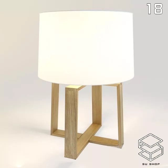 MODERN TABLE LAMP - SKETCHUP 3D MODEL - VRAY OR ENSCAPE - ID14752