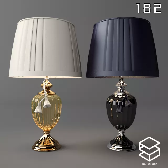 MODERN TABLE LAMP - SKETCHUP 3D MODEL - VRAY OR ENSCAPE - ID14755