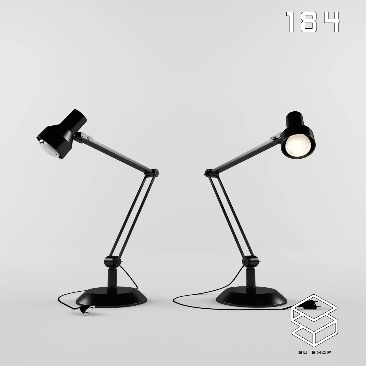 MODERN TABLE LAMP - SKETCHUP 3D MODEL - VRAY OR ENSCAPE - ID14757