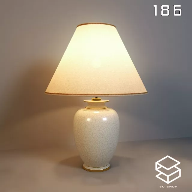 MODERN TABLE LAMP - SKETCHUP 3D MODEL - VRAY OR ENSCAPE - ID14759