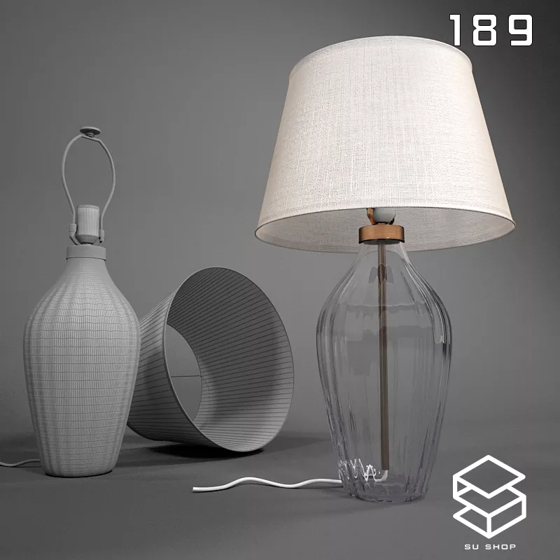 MODERN TABLE LAMP - SKETCHUP 3D MODEL - VRAY OR ENSCAPE - ID14762