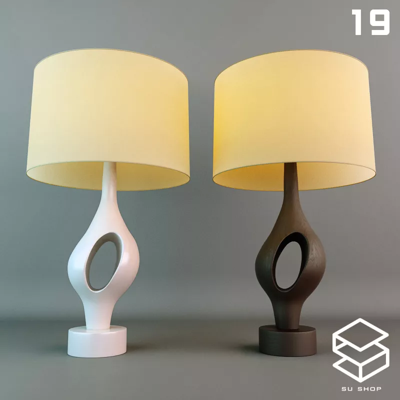 MODERN TABLE LAMP - SKETCHUP 3D MODEL - VRAY OR ENSCAPE - ID14763