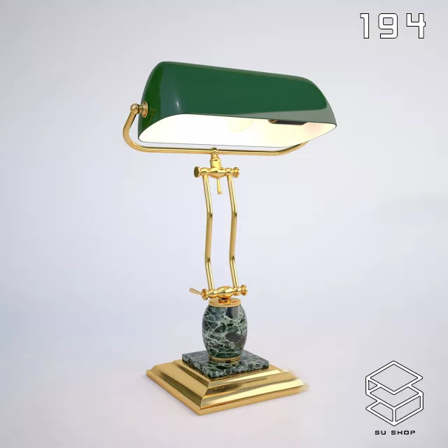 MODERN TABLE LAMP - SKETCHUP 3D MODEL - VRAY OR ENSCAPE - ID14768