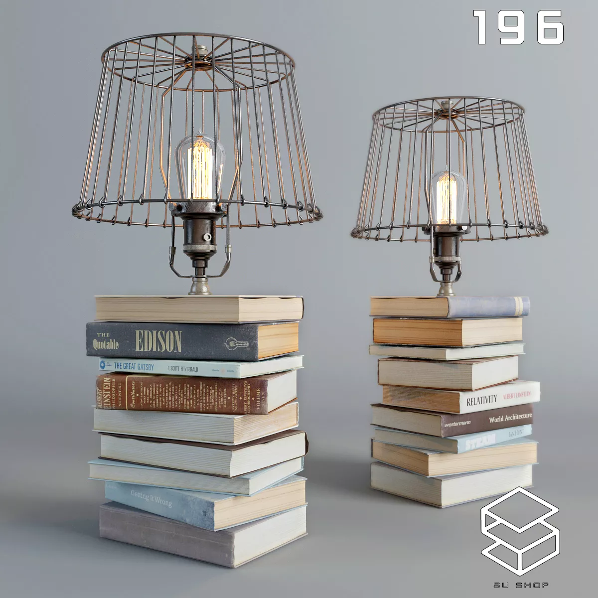 MODERN TABLE LAMP - SKETCHUP 3D MODEL - VRAY OR ENSCAPE - ID14770