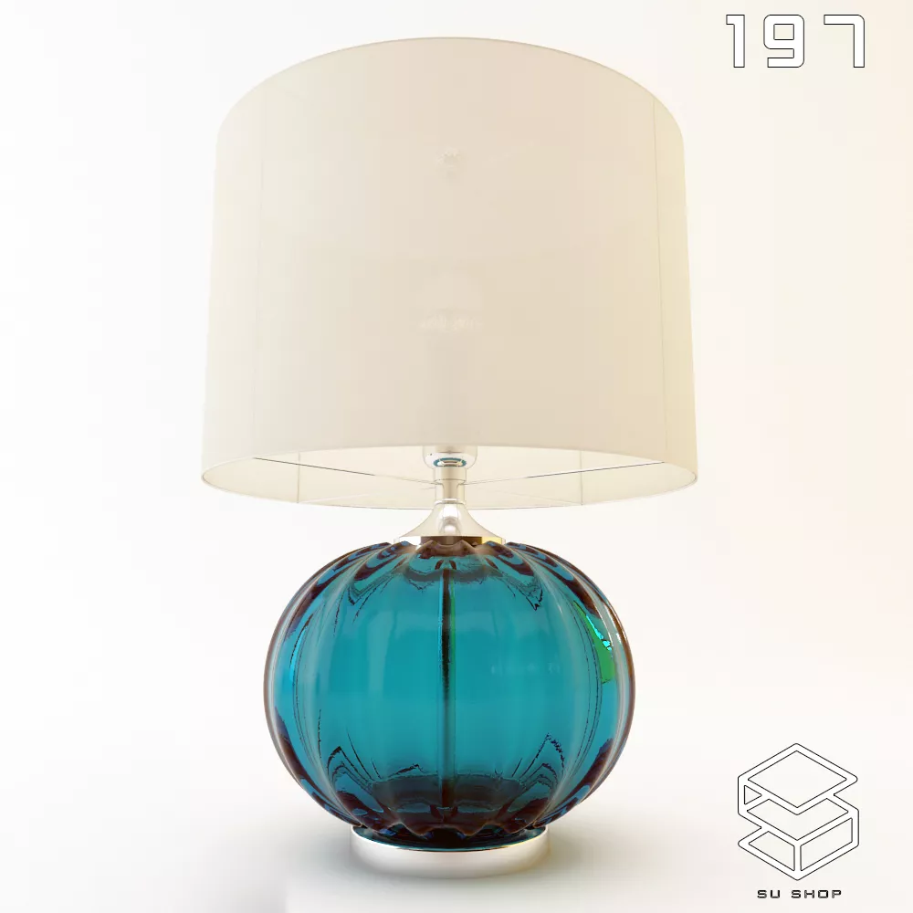 MODERN TABLE LAMP - SKETCHUP 3D MODEL - VRAY OR ENSCAPE - ID14771