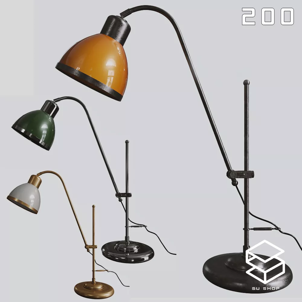 MODERN TABLE LAMP - SKETCHUP 3D MODEL - VRAY OR ENSCAPE - ID14776