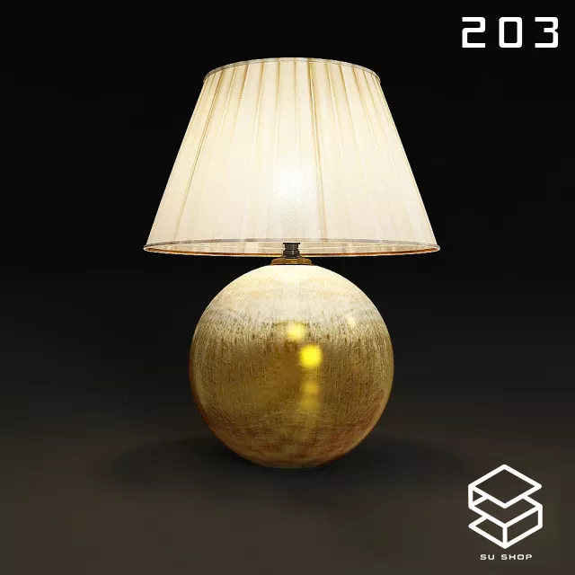 MODERN TABLE LAMP - SKETCHUP 3D MODEL - VRAY OR ENSCAPE - ID14779