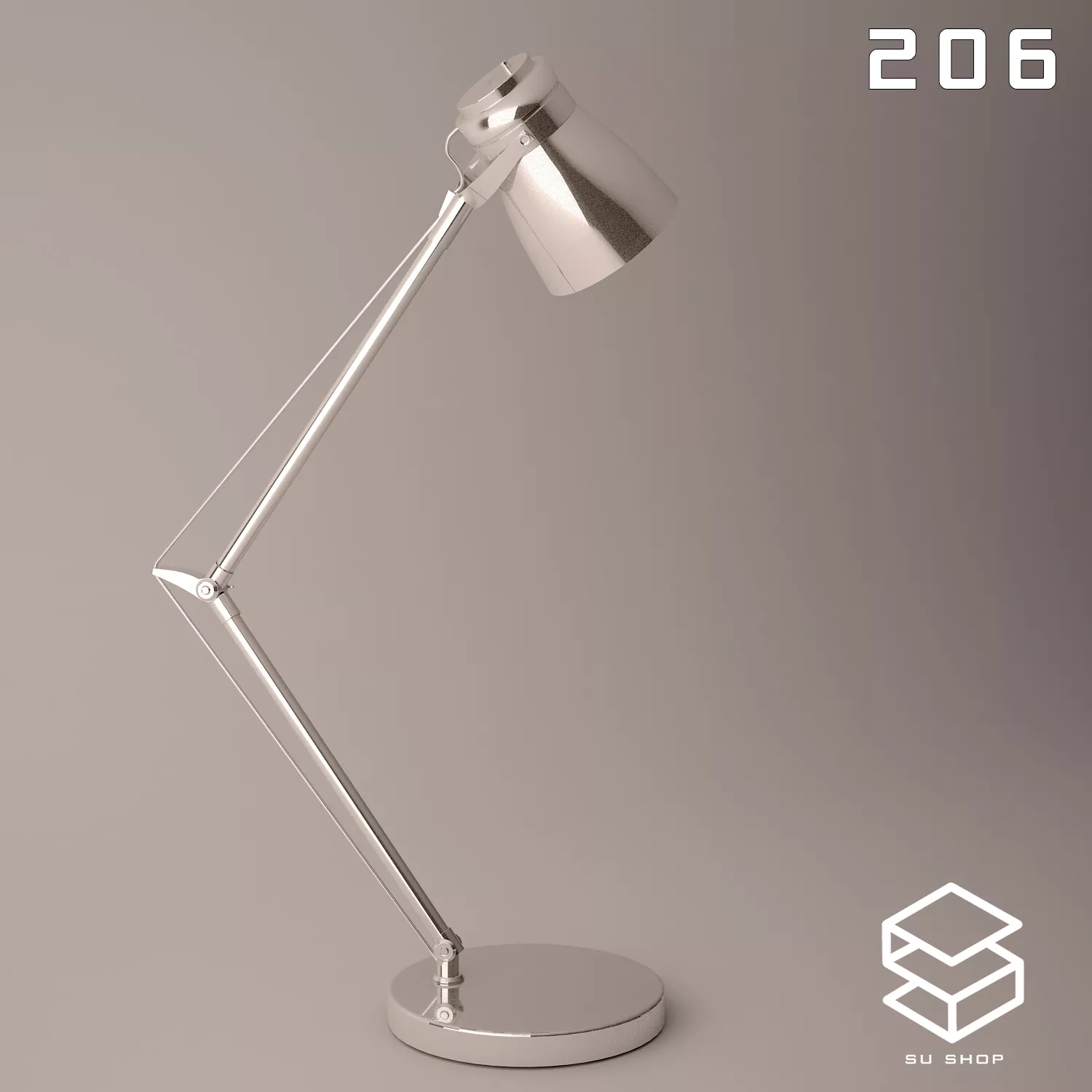 MODERN TABLE LAMP - SKETCHUP 3D MODEL - VRAY OR ENSCAPE - ID14782