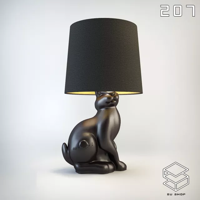 MODERN TABLE LAMP - SKETCHUP 3D MODEL - VRAY OR ENSCAPE - ID14783