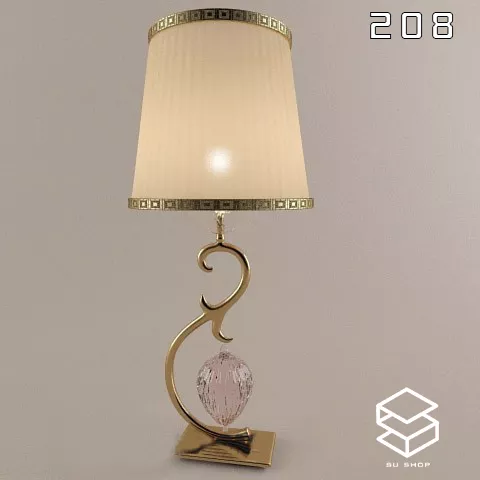 MODERN TABLE LAMP - SKETCHUP 3D MODEL - VRAY OR ENSCAPE - ID14784