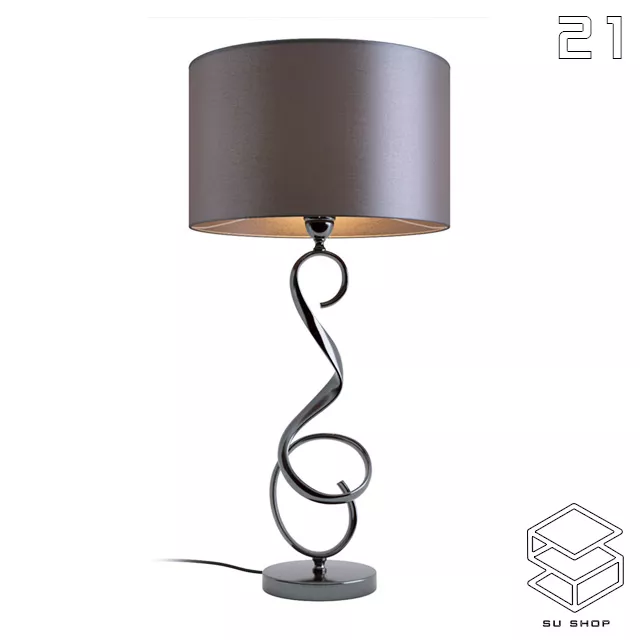 MODERN TABLE LAMP - SKETCHUP 3D MODEL - VRAY OR ENSCAPE - ID14786