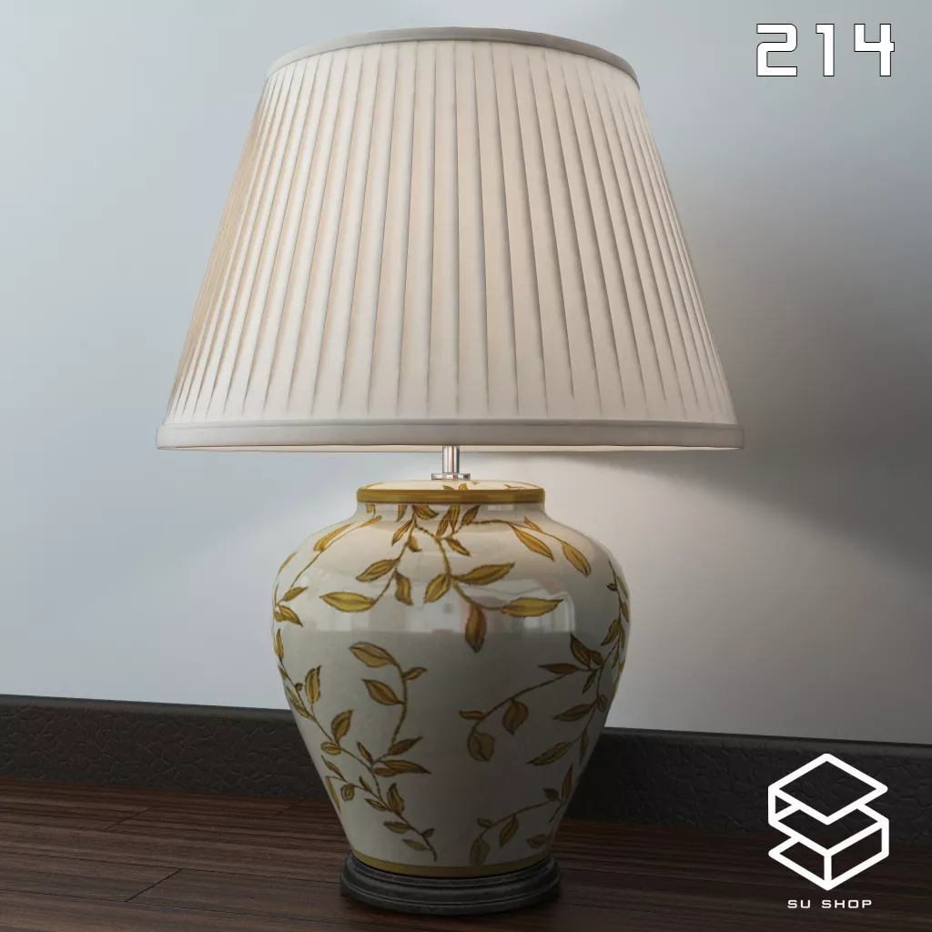 MODERN TABLE LAMP - SKETCHUP 3D MODEL - VRAY OR ENSCAPE - ID14791