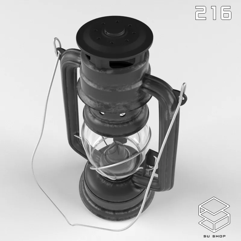 MODERN TABLE LAMP - SKETCHUP 3D MODEL - VRAY OR ENSCAPE - ID14793