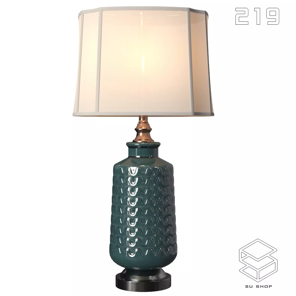 MODERN TABLE LAMP - SKETCHUP 3D MODEL - VRAY OR ENSCAPE - ID14796