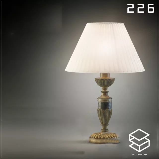 MODERN TABLE LAMP - SKETCHUP 3D MODEL - VRAY OR ENSCAPE - ID14804