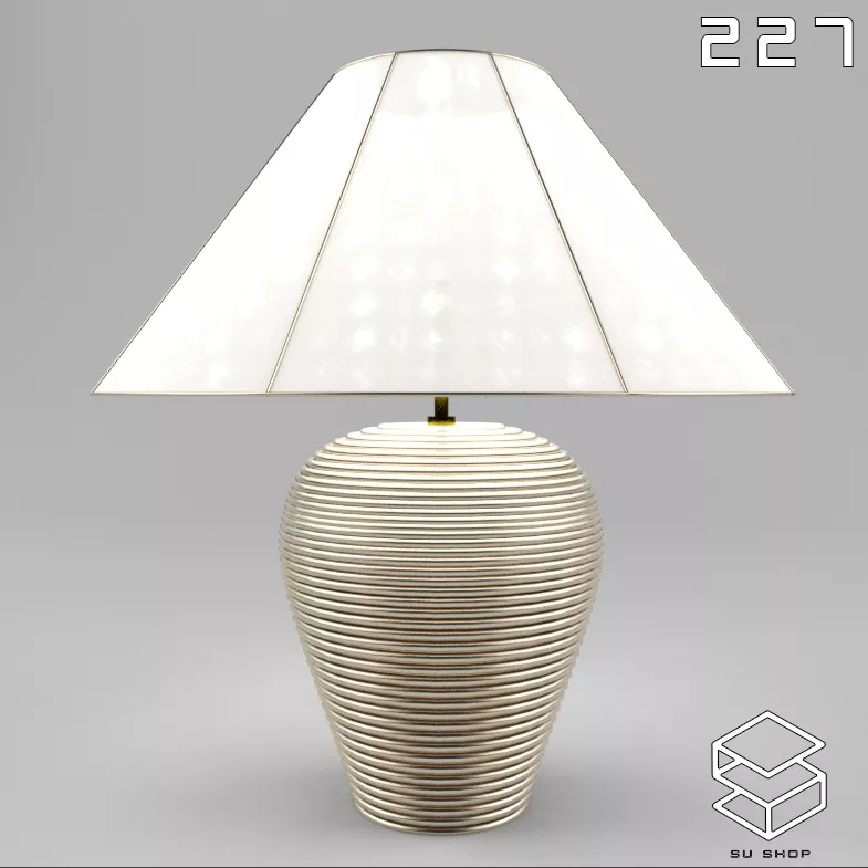 MODERN TABLE LAMP - SKETCHUP 3D MODEL - VRAY OR ENSCAPE - ID14805