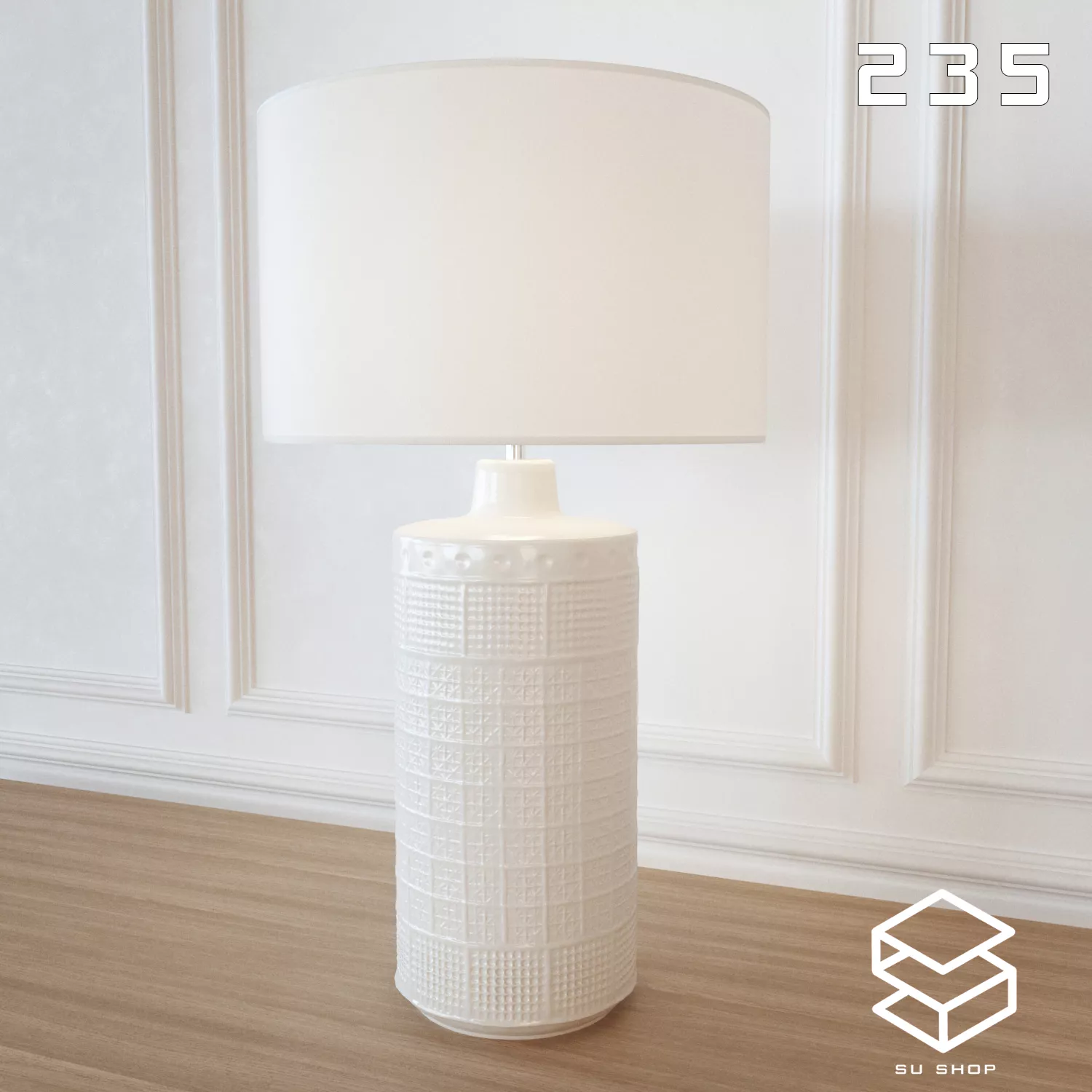 MODERN TABLE LAMP - SKETCHUP 3D MODEL - VRAY OR ENSCAPE - ID14814