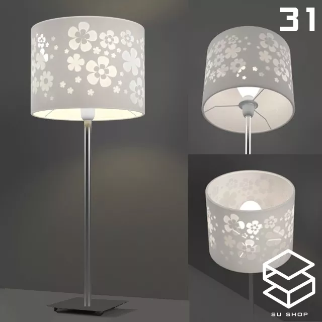 MODERN TABLE LAMP - SKETCHUP 3D MODEL - VRAY OR ENSCAPE - ID14824