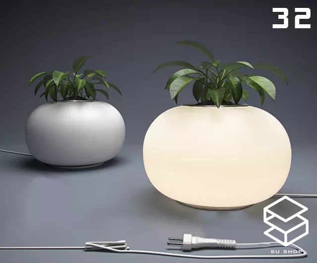 MODERN TABLE LAMP - SKETCHUP 3D MODEL - VRAY OR ENSCAPE - ID14825