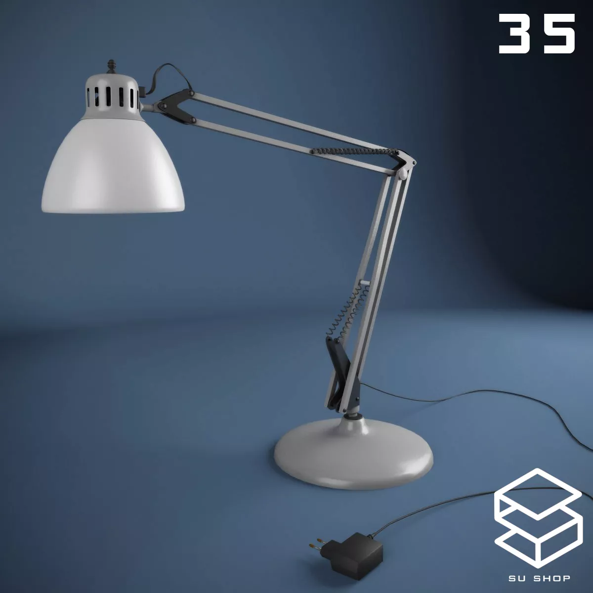 MODERN TABLE LAMP - SKETCHUP 3D MODEL - VRAY OR ENSCAPE - ID14828