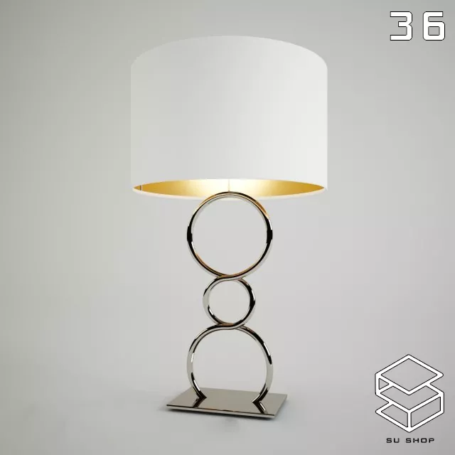 MODERN TABLE LAMP - SKETCHUP 3D MODEL - VRAY OR ENSCAPE - ID14829