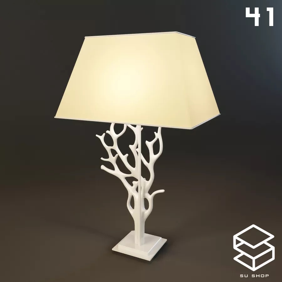 MODERN TABLE LAMP - SKETCHUP 3D MODEL - VRAY OR ENSCAPE - ID14835