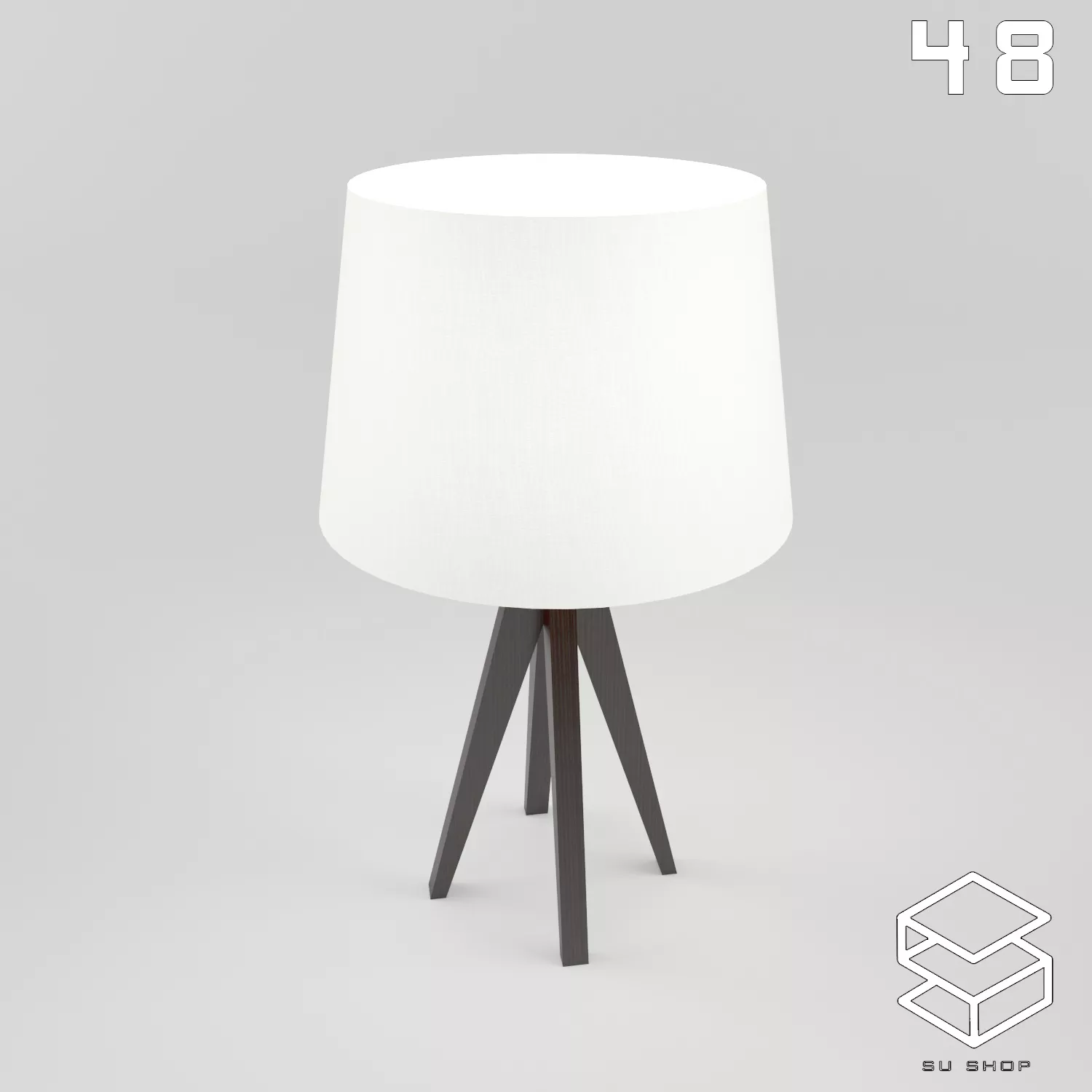 MODERN TABLE LAMP - SKETCHUP 3D MODEL - VRAY OR ENSCAPE - ID14842