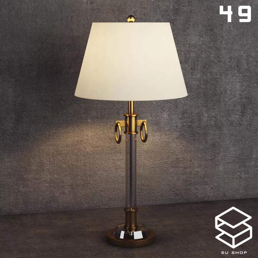 MODERN TABLE LAMP - SKETCHUP 3D MODEL - VRAY OR ENSCAPE - ID14843