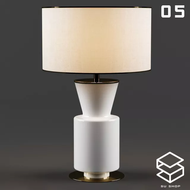 MODERN TABLE LAMP - SKETCHUP 3D MODEL - VRAY OR ENSCAPE - ID14844