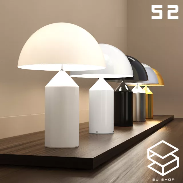 MODERN TABLE LAMP - SKETCHUP 3D MODEL - VRAY OR ENSCAPE - ID14847