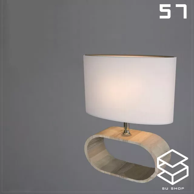MODERN TABLE LAMP - SKETCHUP 3D MODEL - VRAY OR ENSCAPE - ID14852