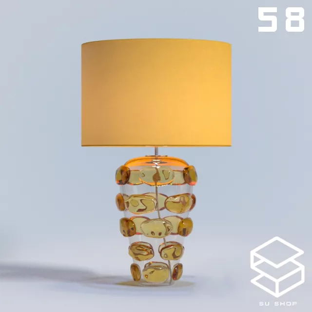 MODERN TABLE LAMP - SKETCHUP 3D MODEL - VRAY OR ENSCAPE - ID14853