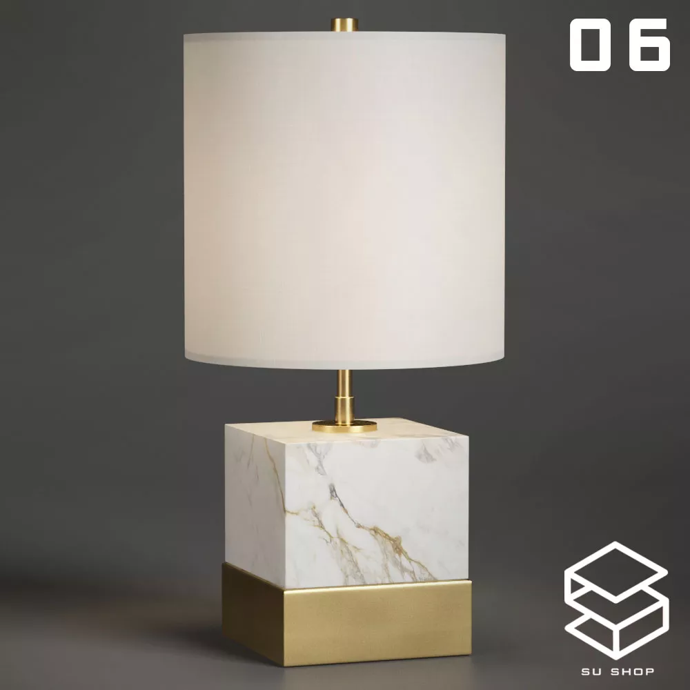 MODERN TABLE LAMP - SKETCHUP 3D MODEL - VRAY OR ENSCAPE - ID14855