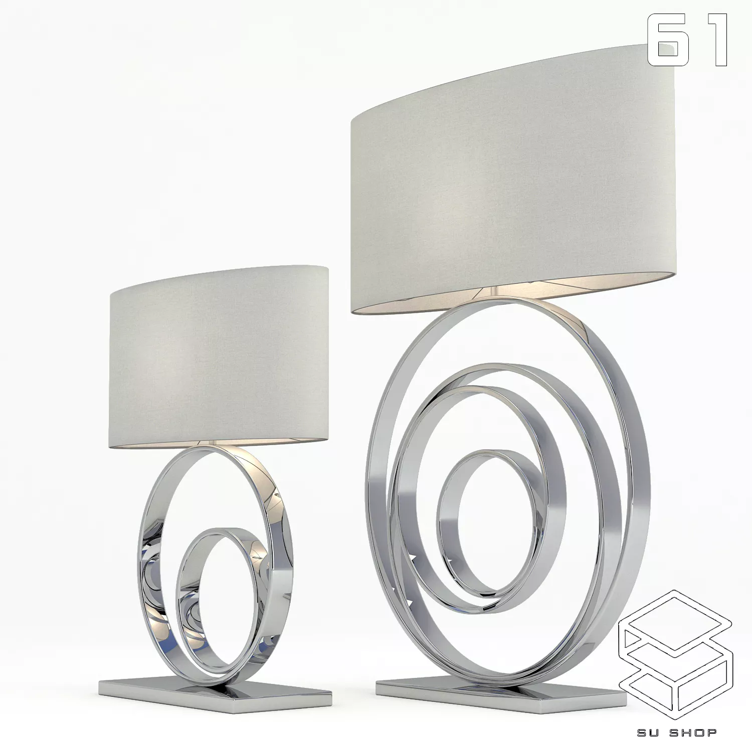 MODERN TABLE LAMP - SKETCHUP 3D MODEL - VRAY OR ENSCAPE - ID14857
