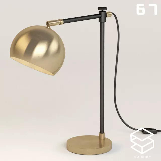 MODERN TABLE LAMP - SKETCHUP 3D MODEL - VRAY OR ENSCAPE - ID14863