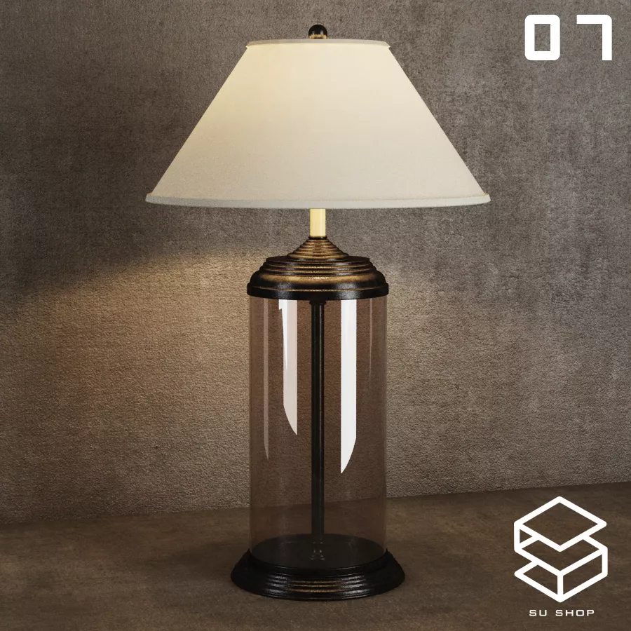 MODERN TABLE LAMP - SKETCHUP 3D MODEL - VRAY OR ENSCAPE - ID14866