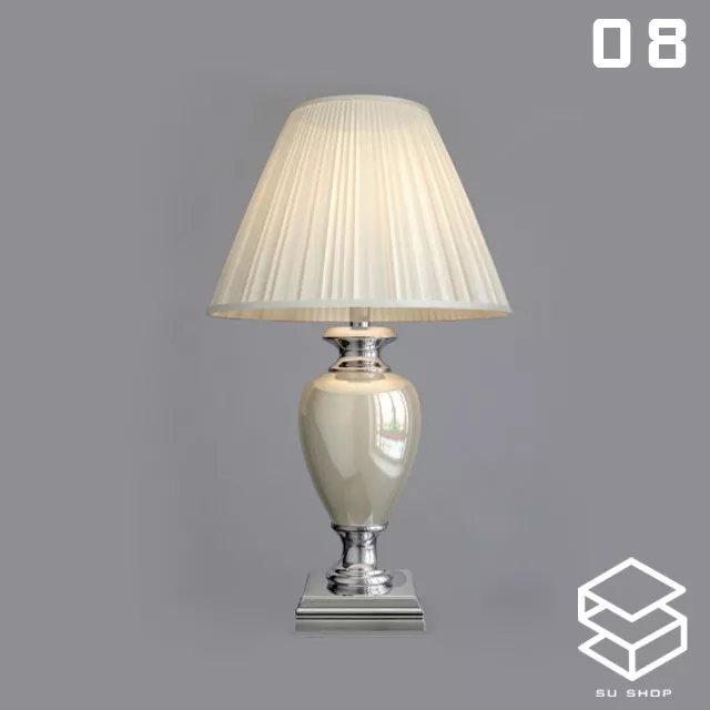 MODERN TABLE LAMP - SKETCHUP 3D MODEL - VRAY OR ENSCAPE - ID14877