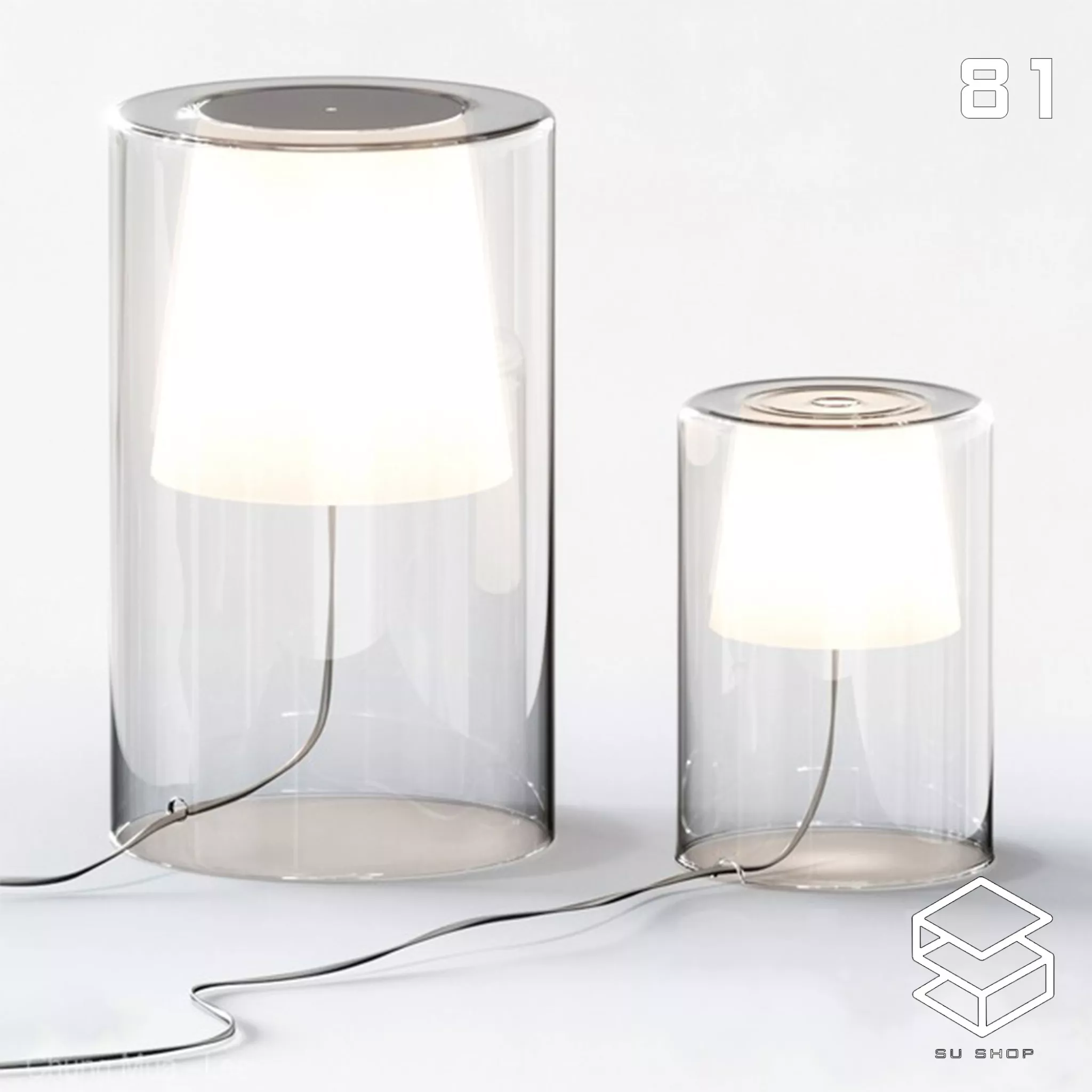 MODERN TABLE LAMP - SKETCHUP 3D MODEL - VRAY OR ENSCAPE - ID14879