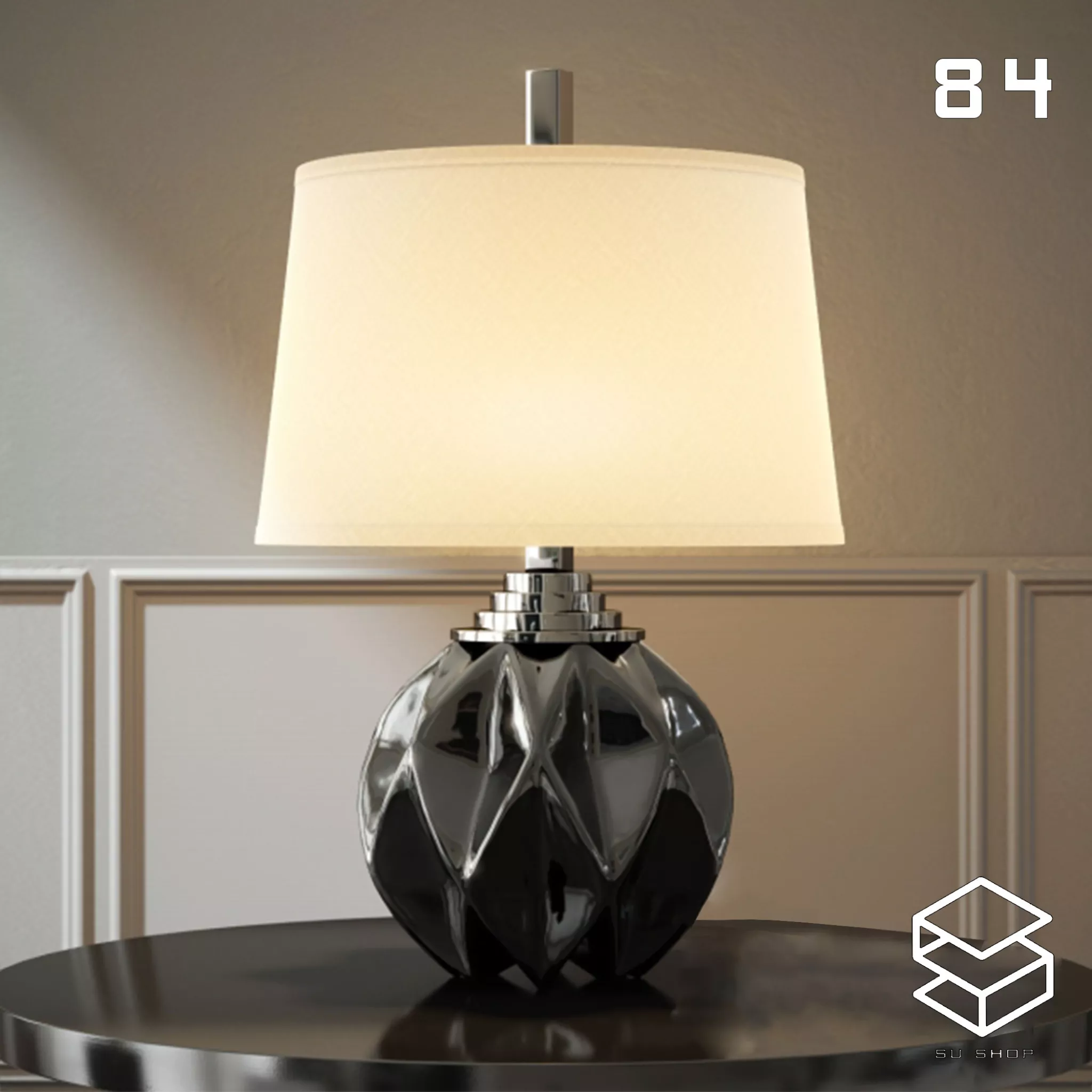 MODERN TABLE LAMP - SKETCHUP 3D MODEL - VRAY OR ENSCAPE - ID14882