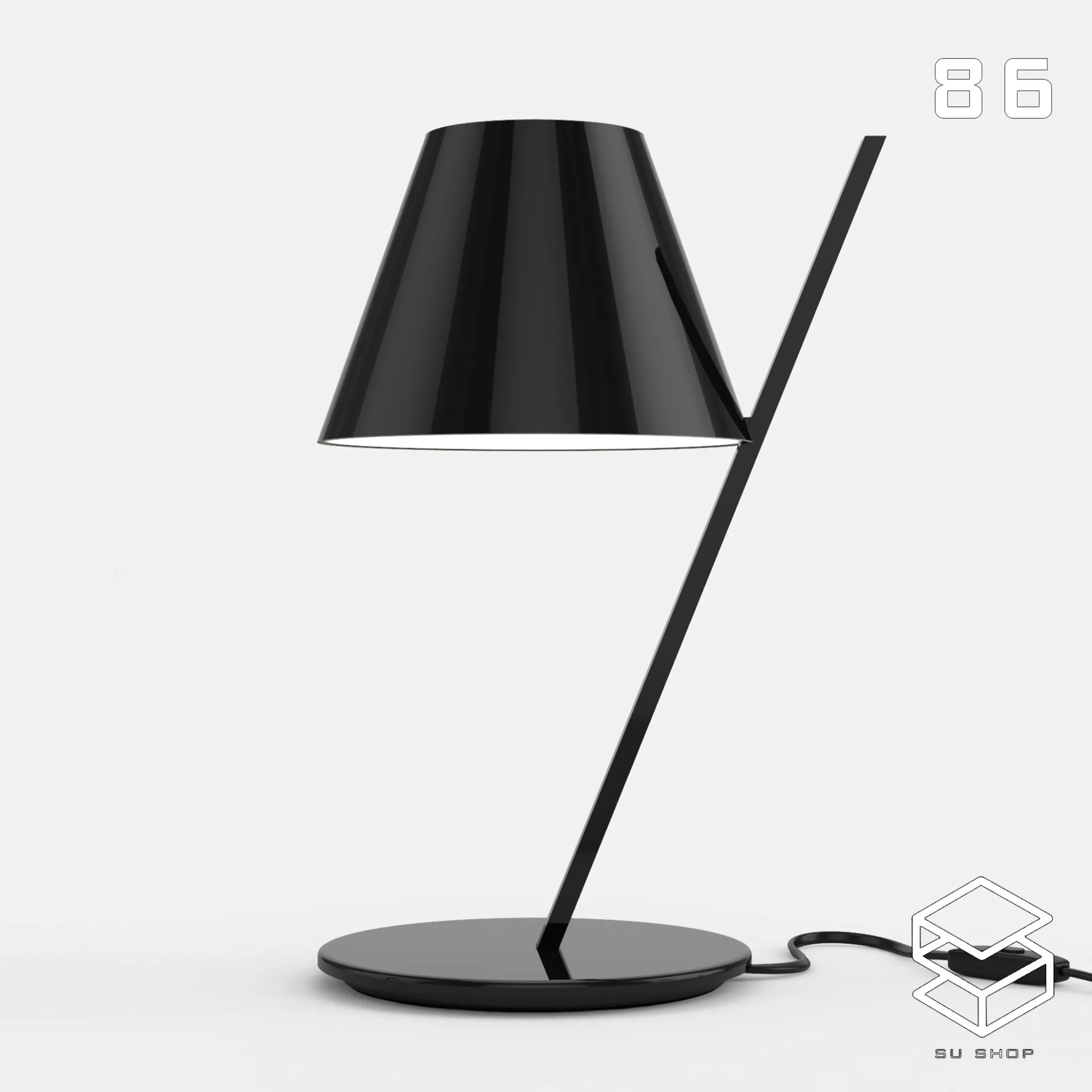 MODERN TABLE LAMP - SKETCHUP 3D MODEL - VRAY OR ENSCAPE - ID14884