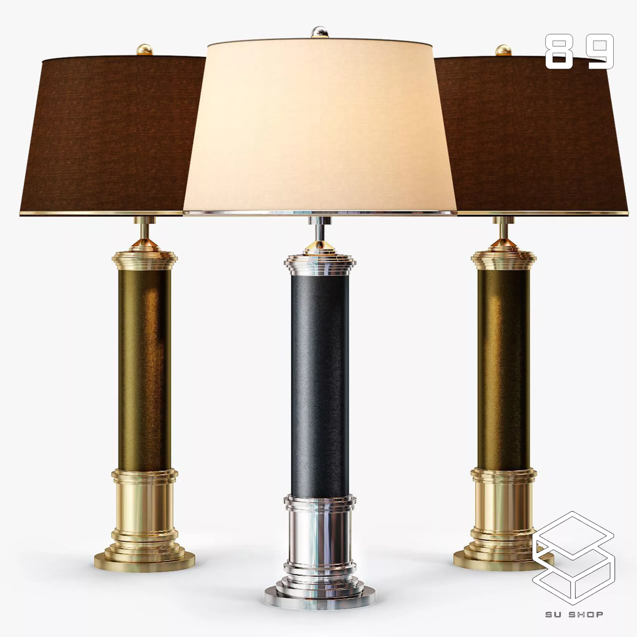 MODERN TABLE LAMP - SKETCHUP 3D MODEL - VRAY OR ENSCAPE - ID14887