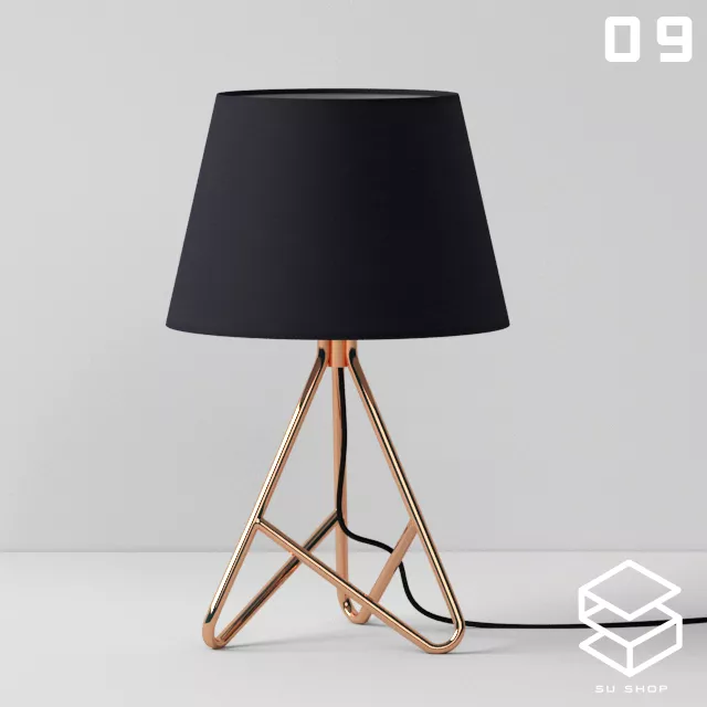 MODERN TABLE LAMP - SKETCHUP 3D MODEL - VRAY OR ENSCAPE - ID14888