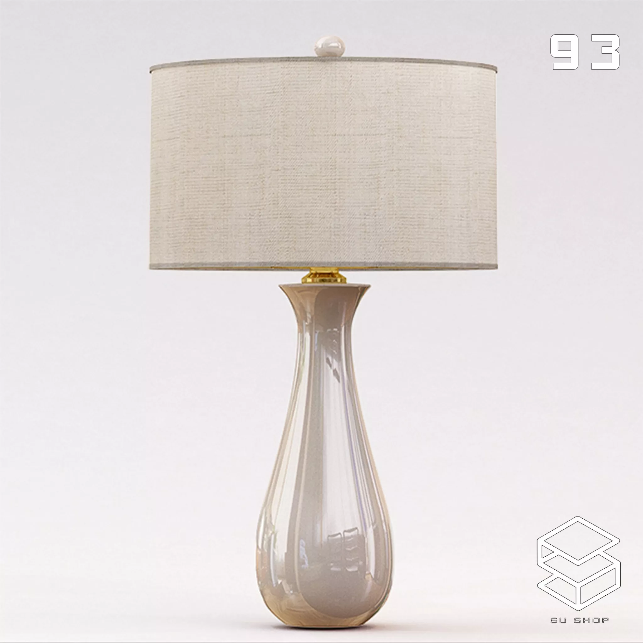 MODERN TABLE LAMP - SKETCHUP 3D MODEL - VRAY OR ENSCAPE - ID14892