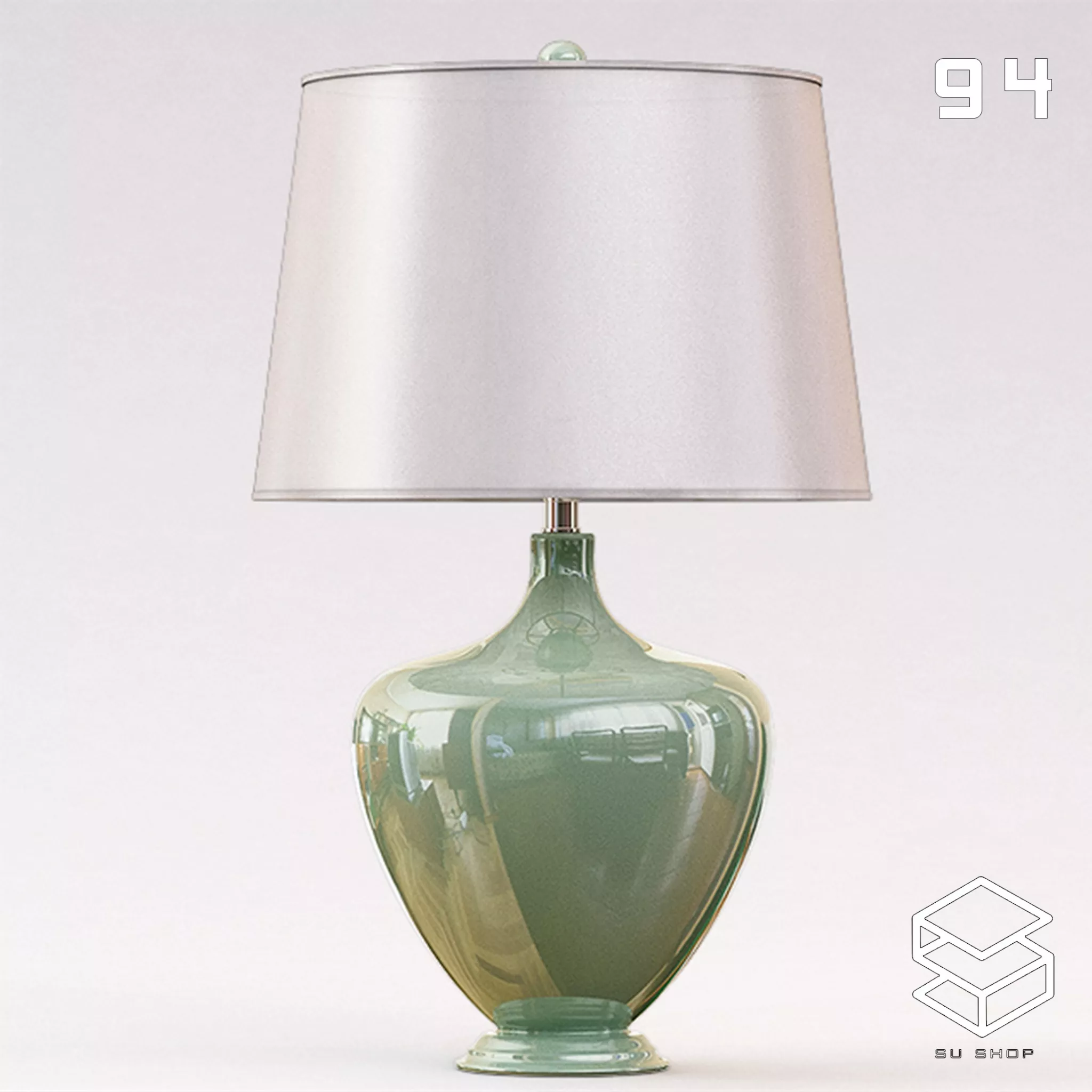 MODERN TABLE LAMP - SKETCHUP 3D MODEL - VRAY OR ENSCAPE - ID14893