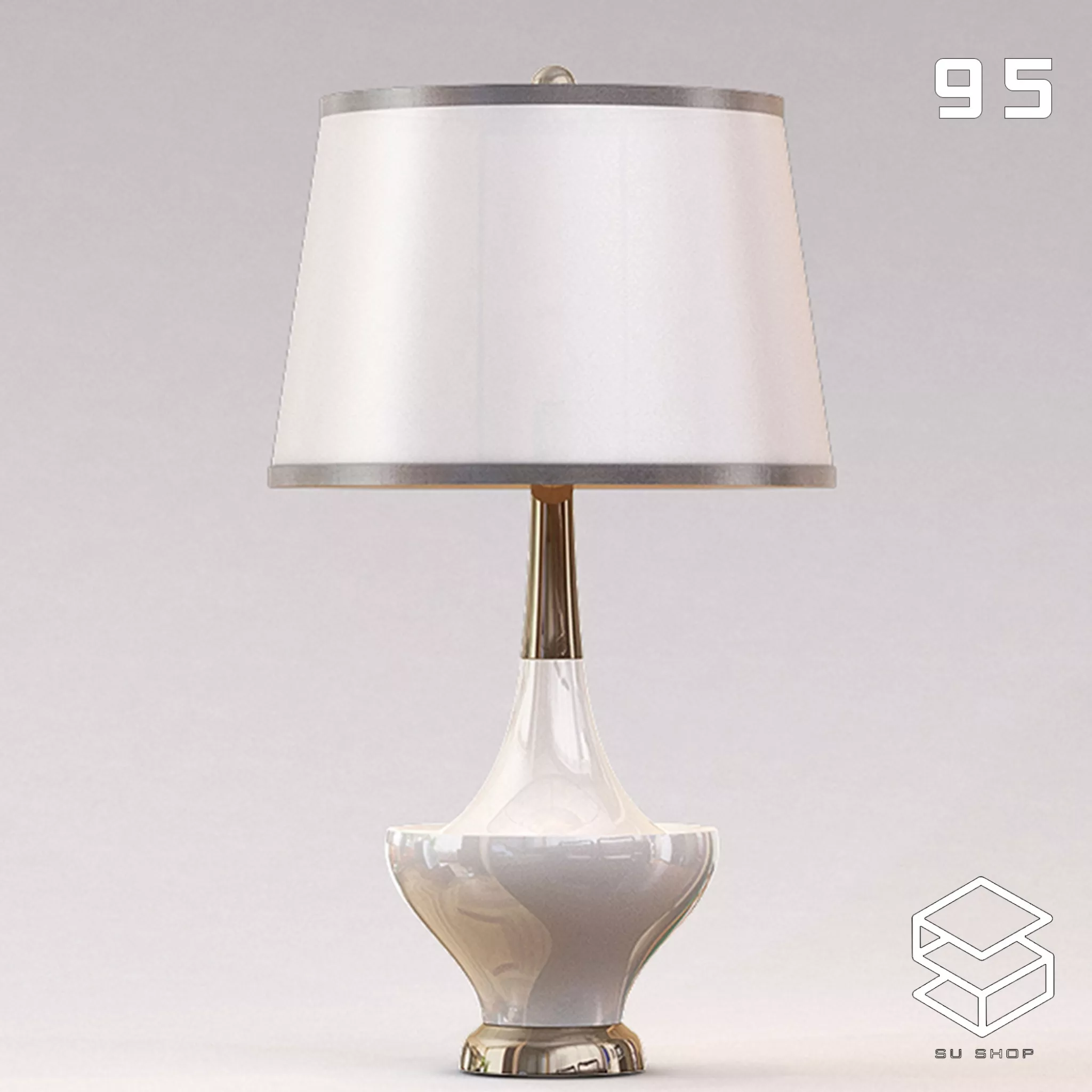 MODERN TABLE LAMP - SKETCHUP 3D MODEL - VRAY OR ENSCAPE - ID14894