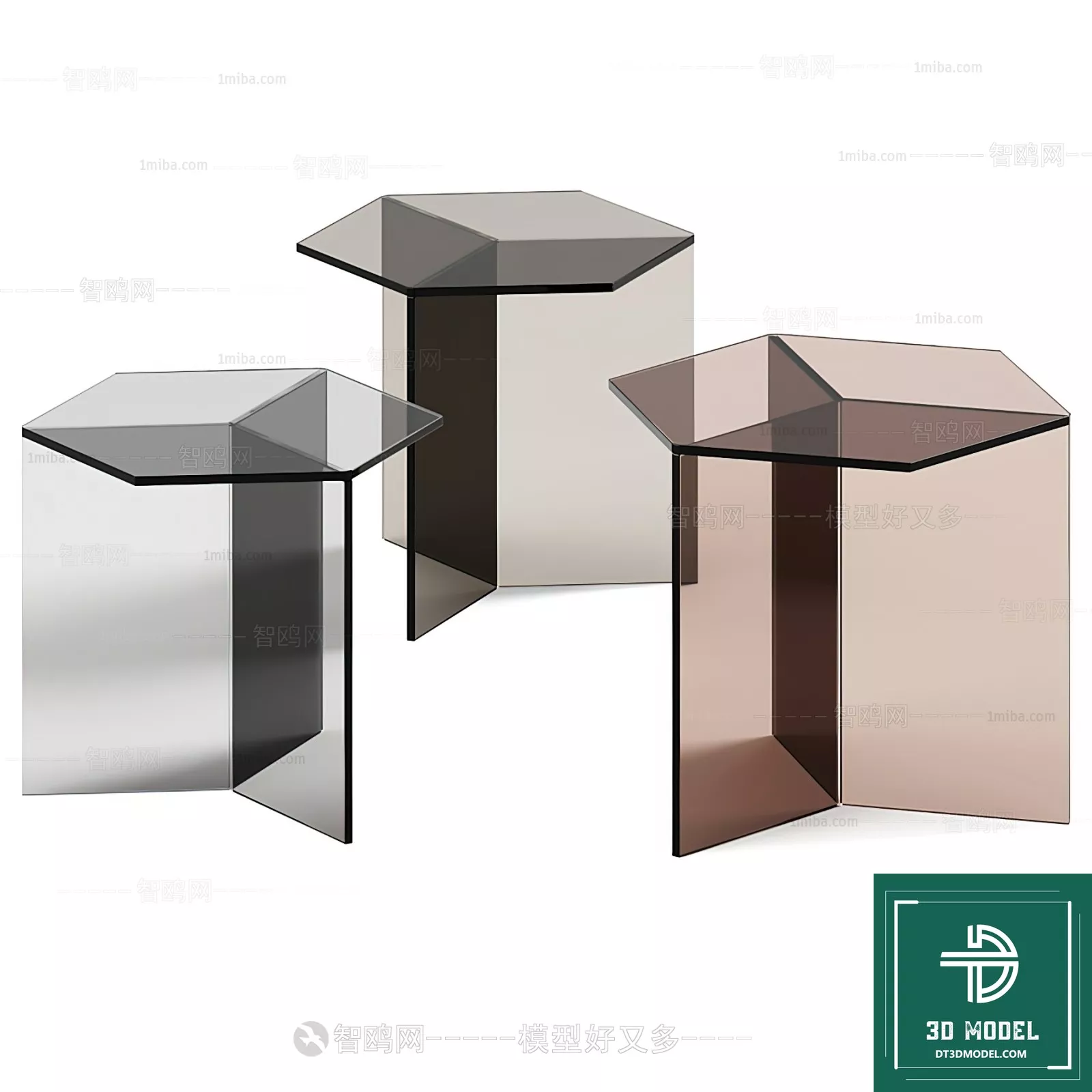 MODERN TEA TABLE - SKETCHUP 3D MODEL - VRAY OR ENSCAPE - ID14936