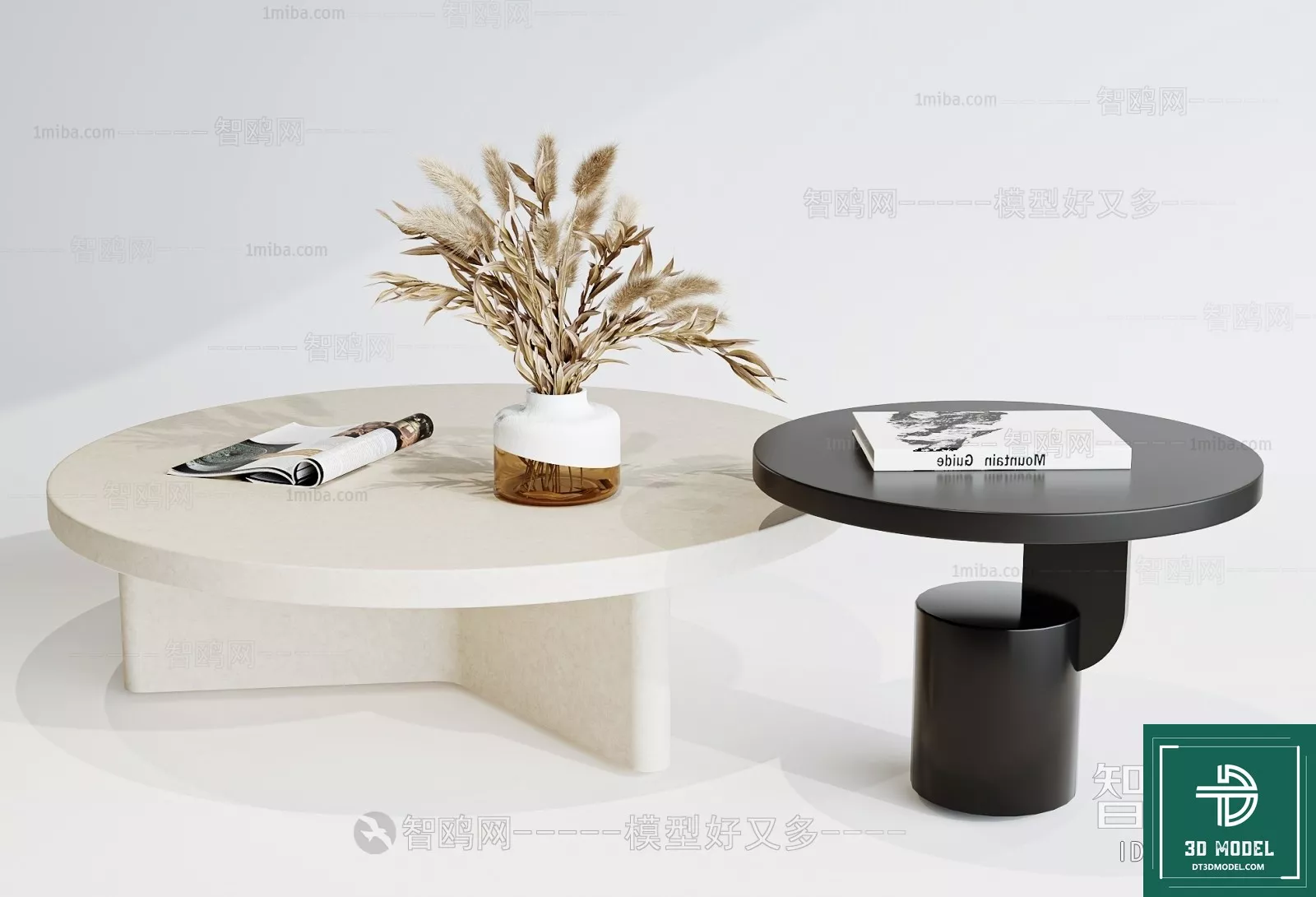 MODERN TEA TABLE - SKETCHUP 3D MODEL - VRAY OR ENSCAPE - ID14943