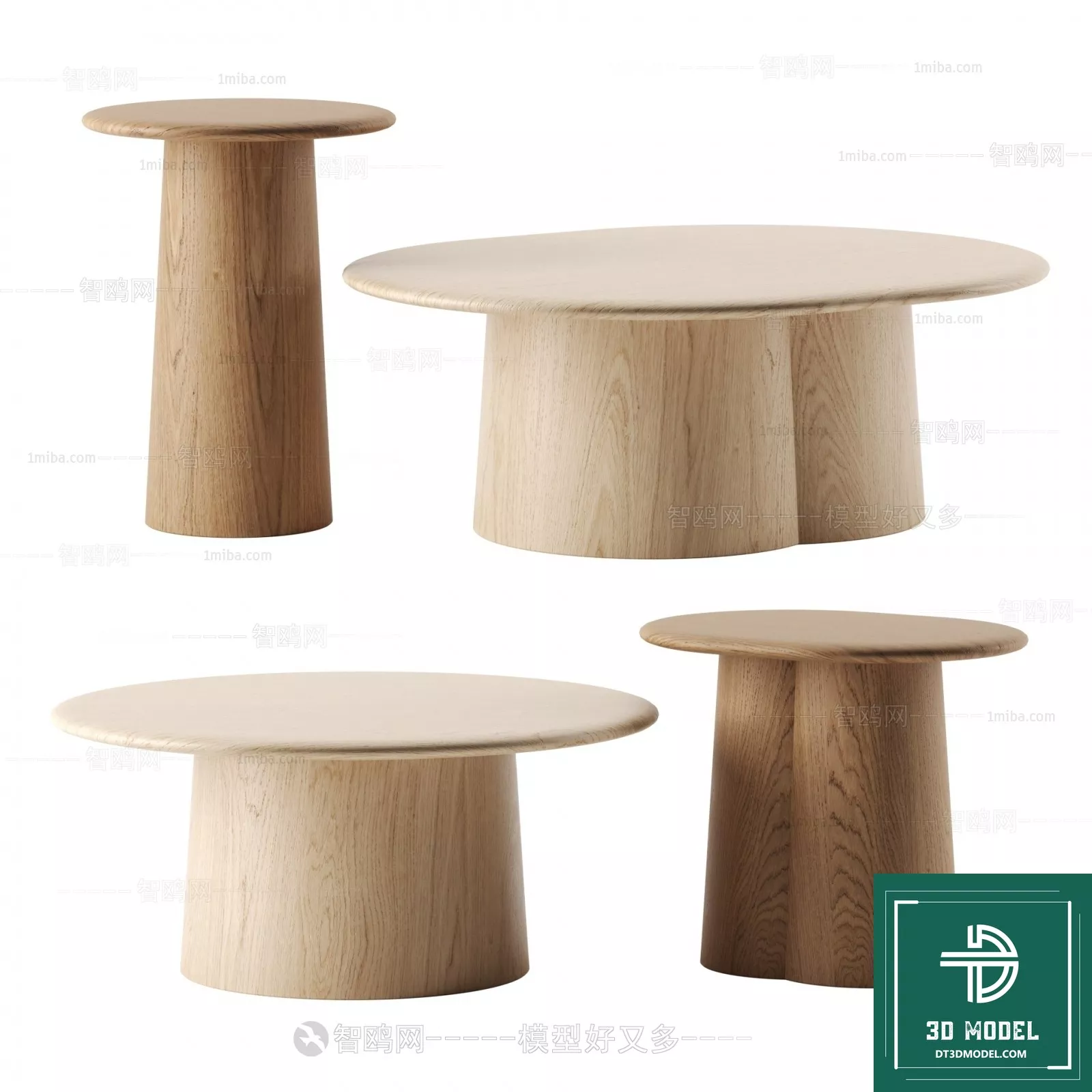 MODERN TEA TABLE - SKETCHUP 3D MODEL - VRAY OR ENSCAPE - ID14945