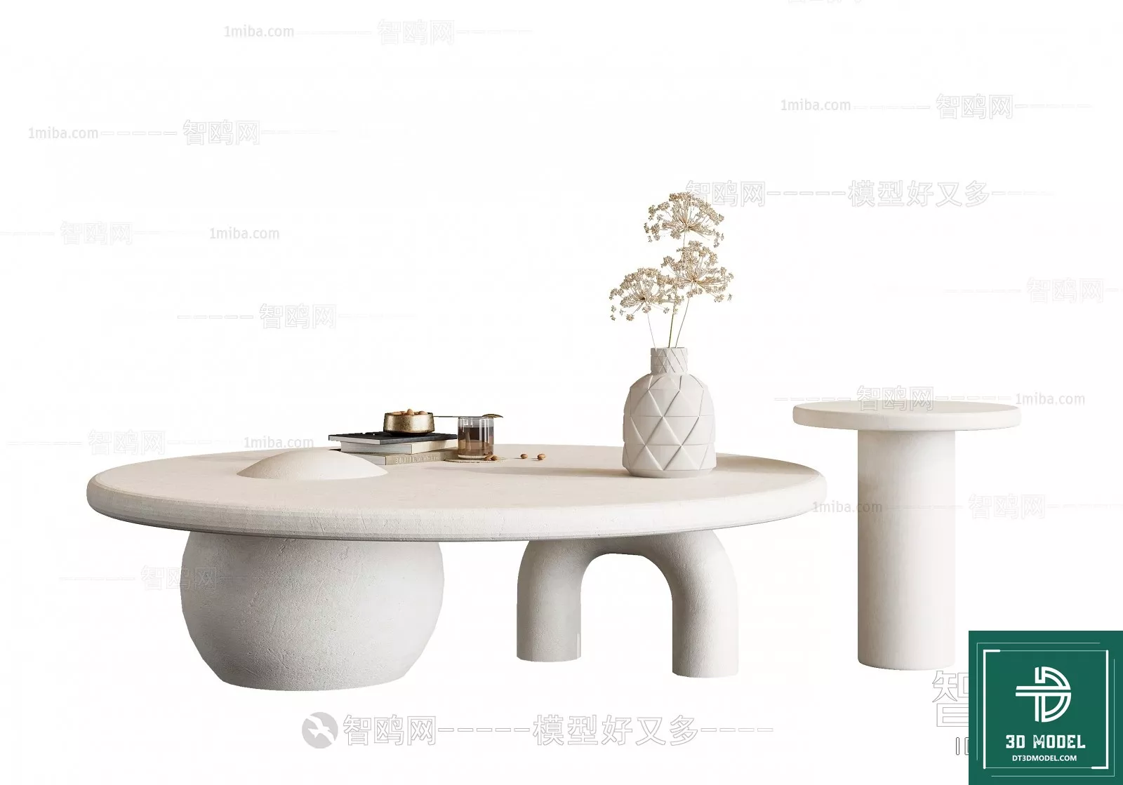 MODERN TEA TABLE - SKETCHUP 3D MODEL - VRAY OR ENSCAPE - ID14953